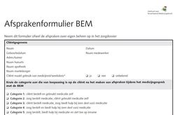 wat is een bem code|Afspraken Medicatie (BEM